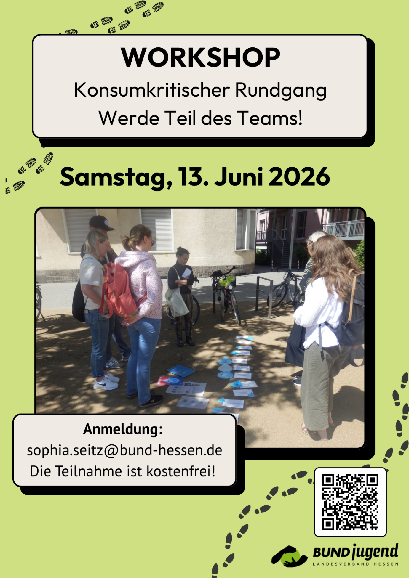 Poster für konsumkritischen Workshop
