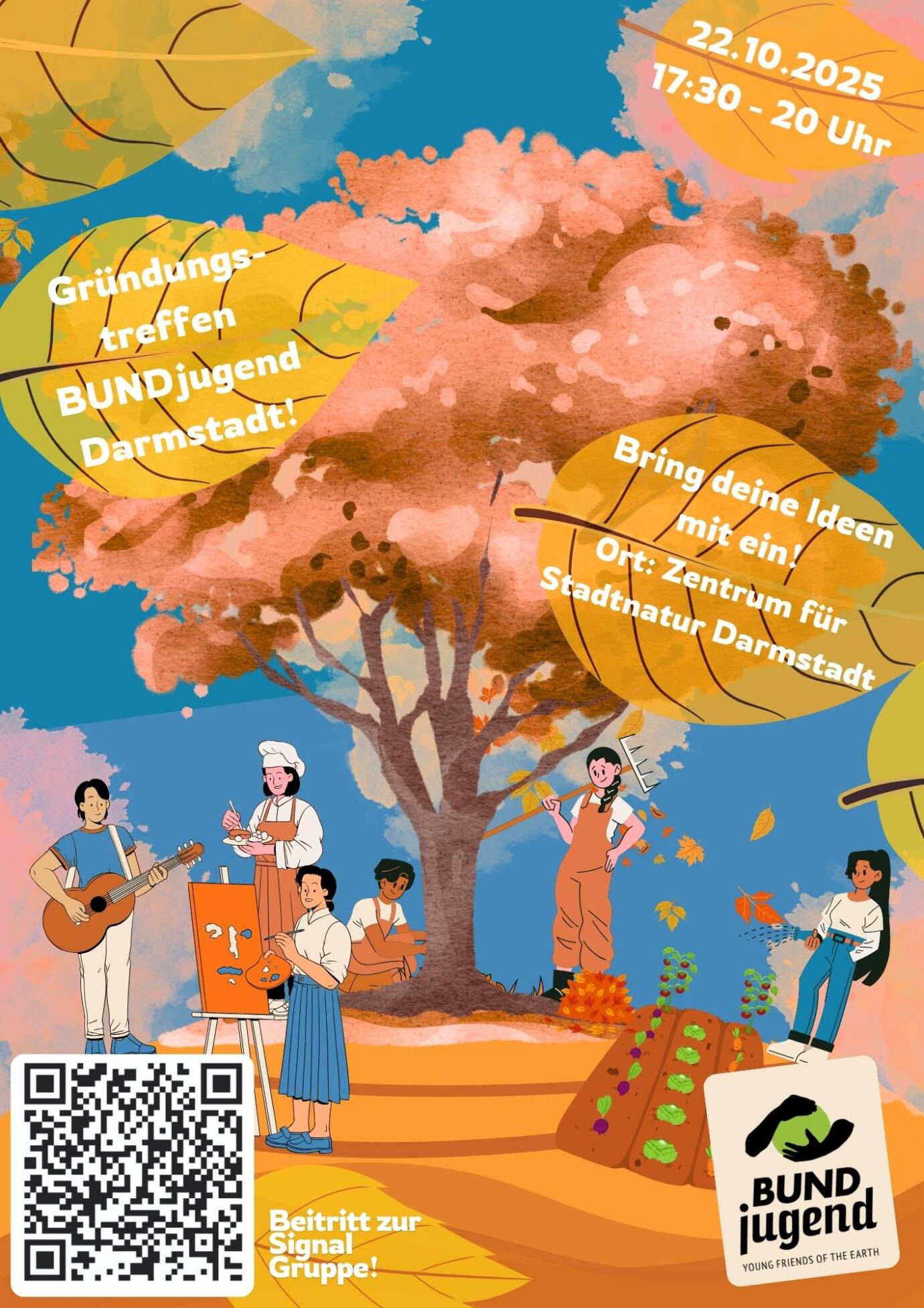 Illustration zu BUNDjugend Treffen in Darmstadt