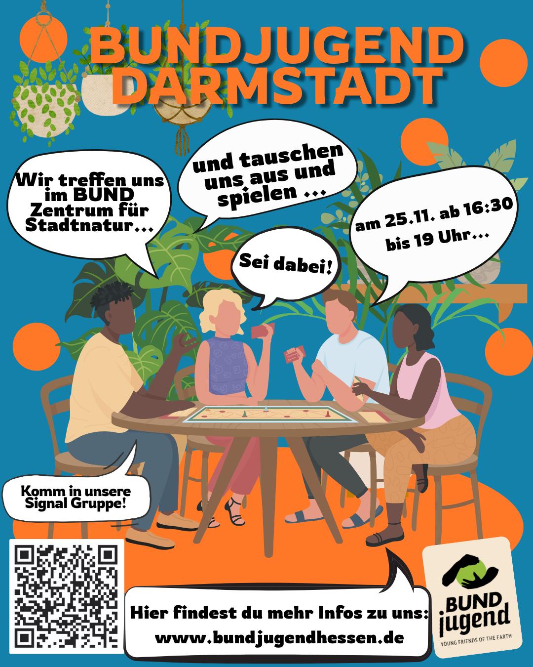 BUNDjugend Darmstadt Treffen zum Austausch und Spielen am 25.11.
